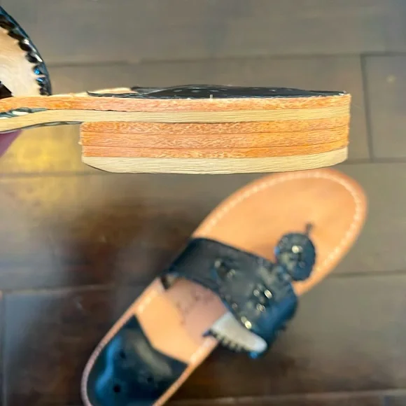 Jack Rogers classic black sandals sz 10.5 - Picture 5 of 6